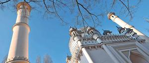 Deutschlands älteste Moschee. Die zwischen 1924 und 1928 erbaute Ahmadiyya-Moschee in Berlin-Wilmersdorf.
