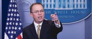 Der Neue im Weißen Haus: Mick Mulvaney.