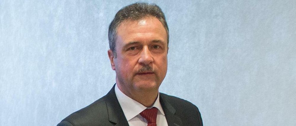 Der Vorsitzende der GDL Claus Weselsky.