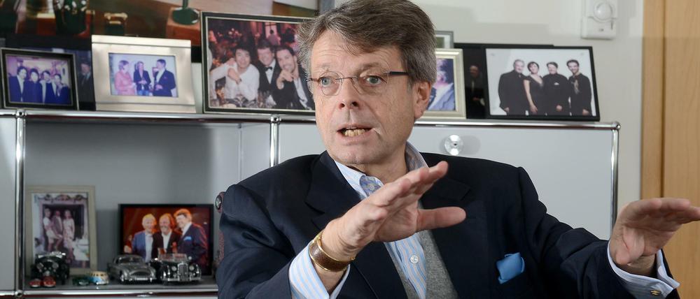 Peter Schwenkow hat die Rolling Stones auf die Bühne und Barbra Streisand nach Berlin geholt.