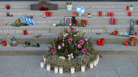 Gedenken an die Terroropfer am Berliner Breitscheidplatz.