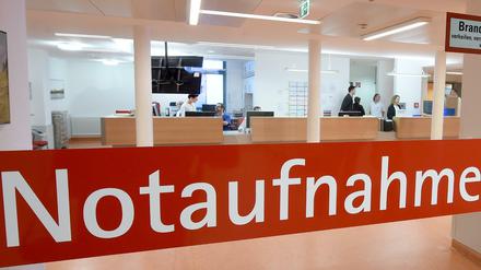 Die Notaufnahme im Klinikum in Braunschweig. 