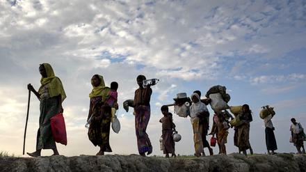 Rohingya-Flüchtlinge aus Myanmar in Bangladesch 