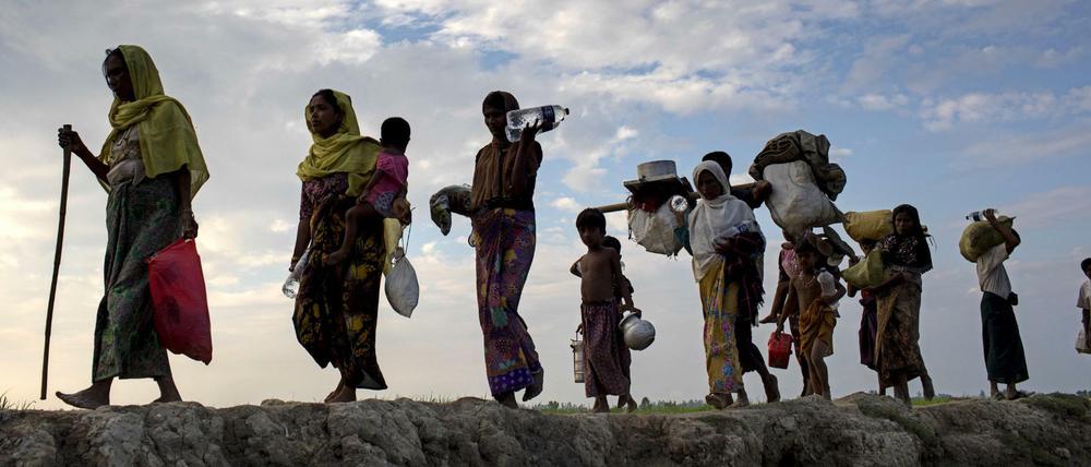 Rohingya-Flüchtlinge aus Myanmar in Bangladesch