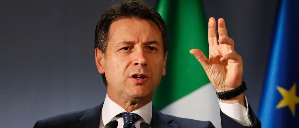 Der Premierminister von Italien Giuseppe Conte.