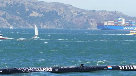 Die Aktion "The Ocean Cleanup" zur Säuberung des Pazifiks von Plastikmüll funktioniert noch nicht.