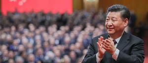 Chinas Staatspräsident Xi Jinping am Dienstag in Peking. 