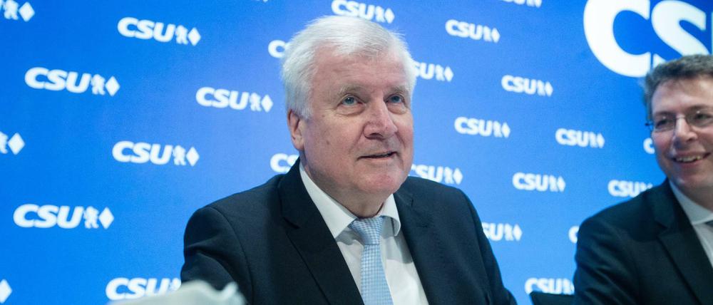 Bundesinnenminister Horst Seehofer und CSU-Generalsekretär Markus Blume.