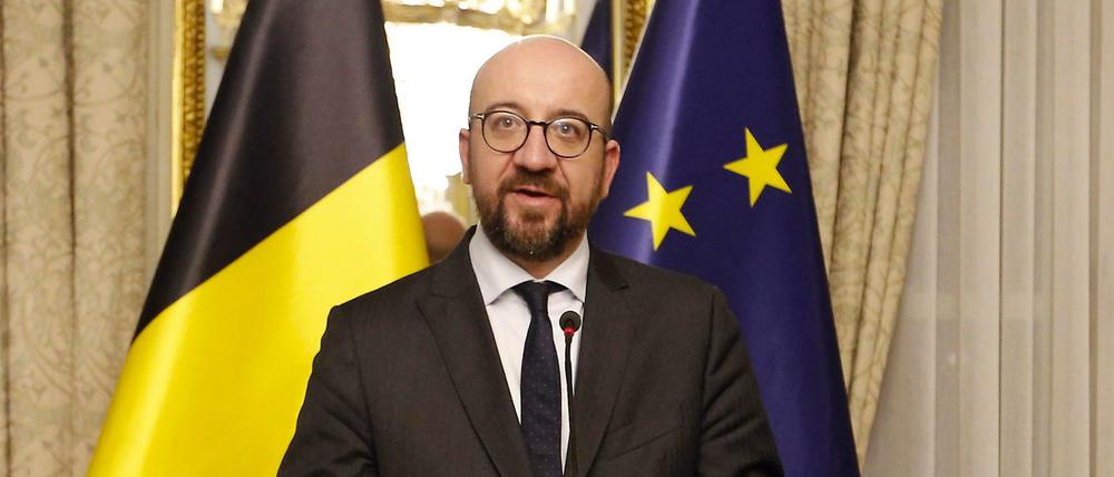 Charles Michel, Ministerpräsident von Belgien.