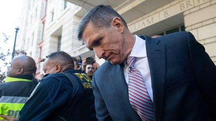 Trumps Ex-Sicherheitsberater Michael Flynn am Dienstag in Manhattan.