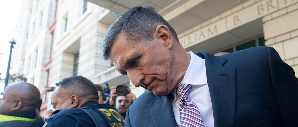 Trumps Ex-Sicherheitsberater Michael Flynn am Dienstag in Manhattan.