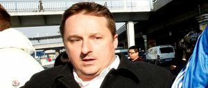 Der kanadische Unternehmer Michael Spavor im Januar 2014 auf dem Flughafen in Peking. 