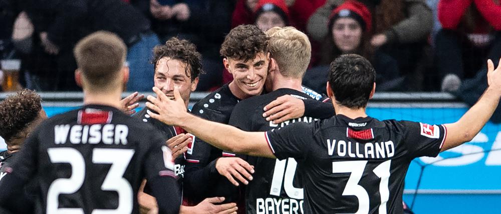 Läuft bei Kai Havertz. Der Jung-Nationalspieler traf doppelt.