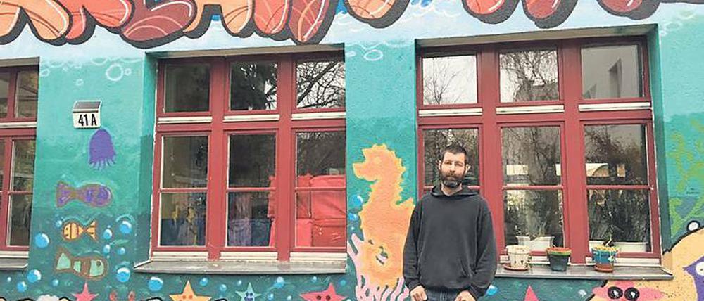 Betreuer. Benjamin Sandhop vom Kinder- und Familienzentrum in der Amendestraße. 