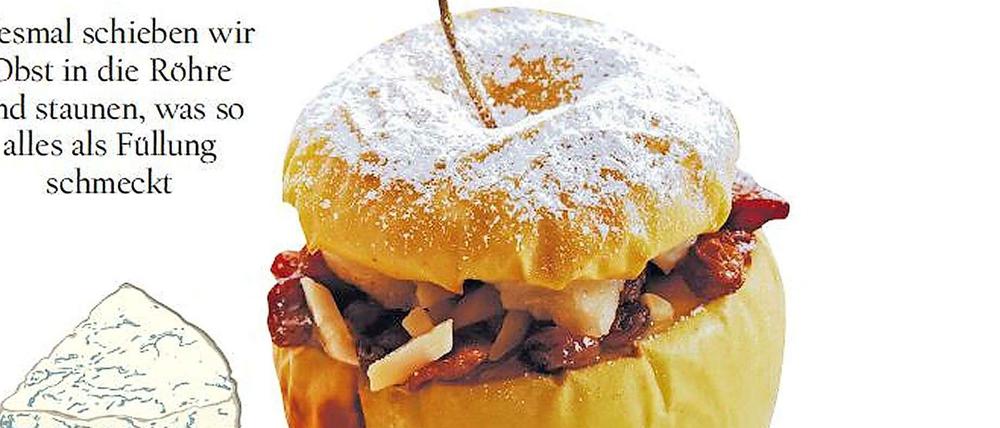 Nicht nur zu Weihnachten ein köstlicher Allesverwerter: Der Bratapfel