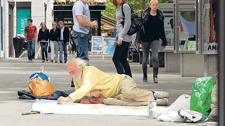 Ein Freigiebiger. Seine Bilder verschenkte Pico, meistens gegen eine Spende.