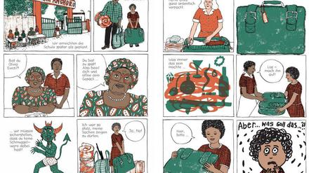 Zwischen Hamburg und Lagos: Eine Szene aus „German Calendar, No December“.