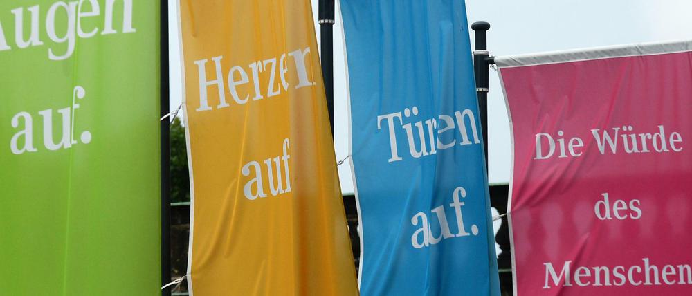 Lauter bunte Toleranzappelle.