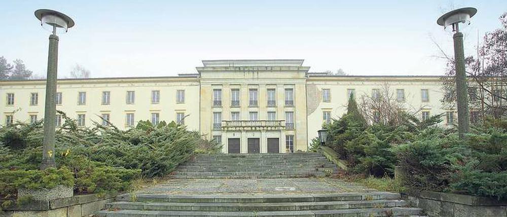 Die ehemalige Jugendhochschule der Freien Deutschen Jugend (FDJ) am Bogensee. 