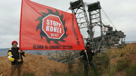 Seit Monaten protestieren Aktivisten (hier ein Archivbild) am Hambacher Forst.