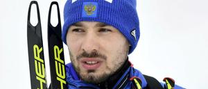Russlands Biathlet Anton Schipulin.