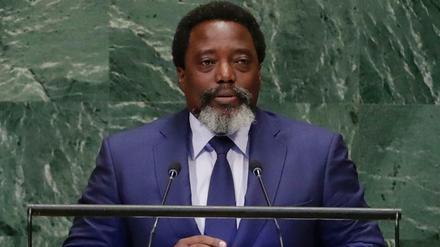 Der Präsident der Demokratischen Republik Kongo Joseph Kabila Kabange bei einem Auftritt vor der Generalversammlung der Vereinten Nationen im September.