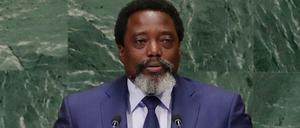 Der Präsident der Demokratischen Republik Kongo Joseph Kabila Kabange bei einem Auftritt vor der Generalversammlung der Vereinten Nationen im September.