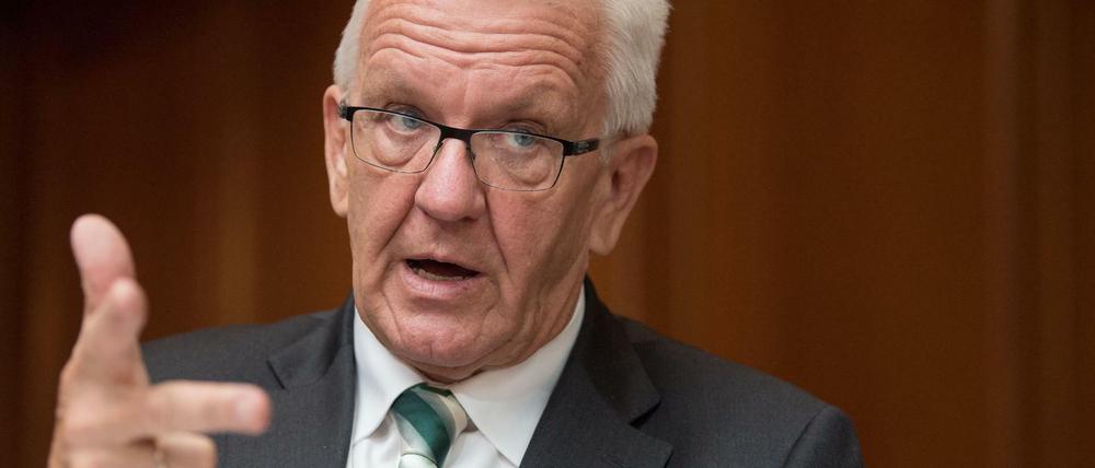 Winfried Kretschmann (Bündnis 90/Die Grünen), Ministerpräsident von Baden-Württemberg.