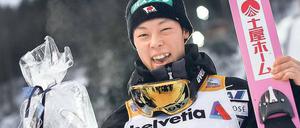 Ryoyu Kobayashi war im Weltcup bisher der überragende Springer.
