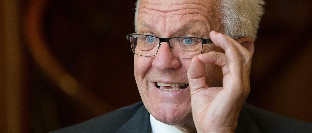 Winfried Kretschmann (Bündnis 90/Die Grünen), Ministerpräsident von Baden-Württemberg.