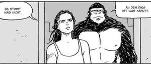Strange Things: Eine Seite aus „Motor Girl“.