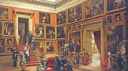Von Dresden nach Madrid. Karl Louis Preusser „In der Dresdner Galerie“ (1881). 