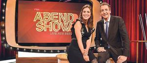 Britta Steffenhagen und Marco Seiffert moderieren die „Abendshow“ im RBB