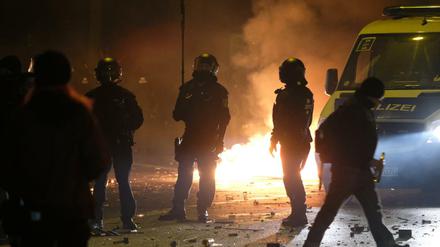 Die Polizei in Leipzig musste in der Silvesternacht mehrmals ausrücken.