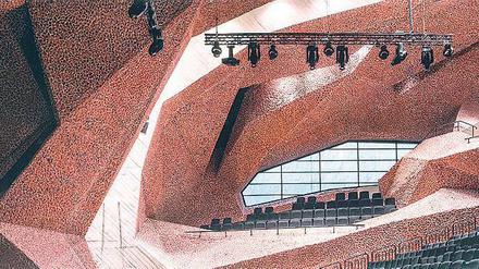 Kubistische Höhle. Fernando Menis’ Konzerthalle „CKK Jordanki“.