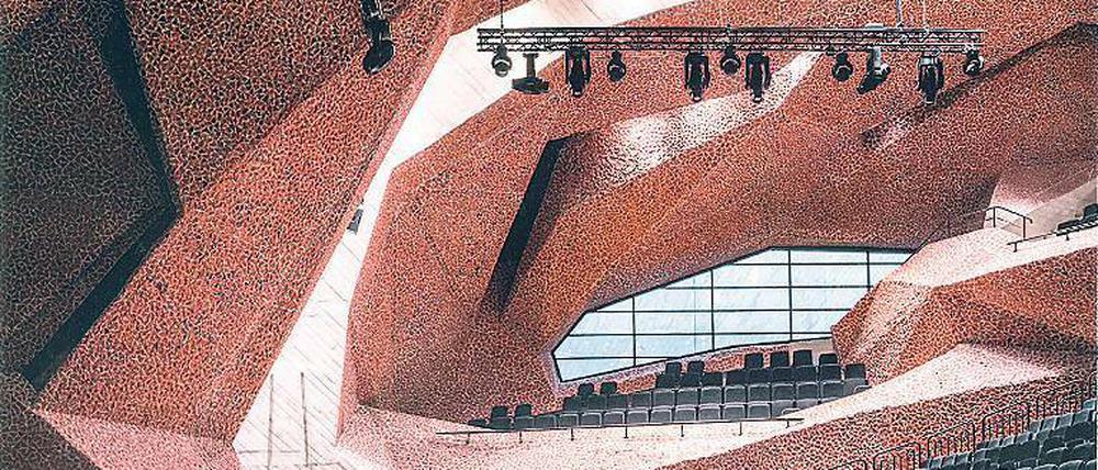 Kubistische Höhle. Fernando Menis’ Konzerthalle „CKK Jordanki“.