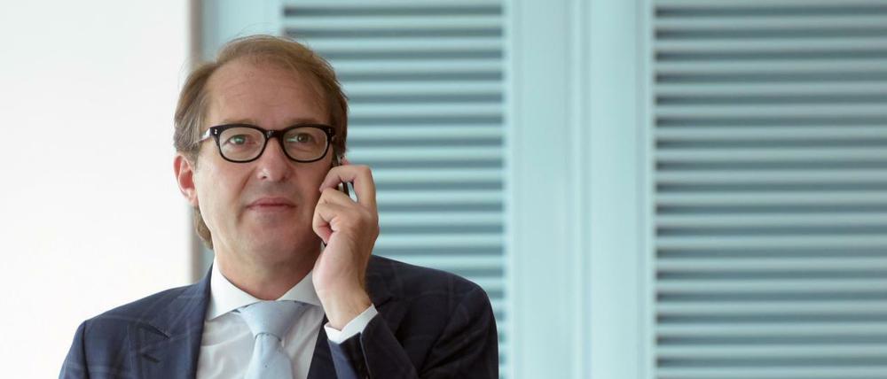 CSU-Landesgruppenchef Alexander Dobrindt (Archiv)