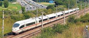 Einige ICE 3 dürfen vorerst nicht durch lange Tunnel fahren.