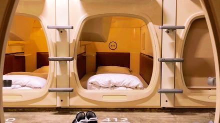 Kein Schreibtisch, kein Fenster, keine Minibar. Wer das „do-c“ bucht, will nur eins: schlafen.