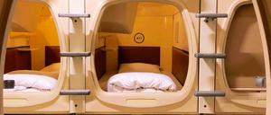 Kein Schreibtisch, kein Fenster, keine Minibar. Wer das „do-c“ bucht, will nur eins: schlafen.