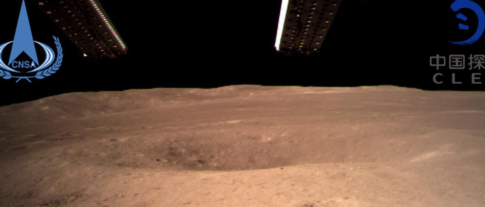 Die Rückseite des Mondes: Erste Aufnahmen der chinesischen Raumsonde "Chang'e 4" 
