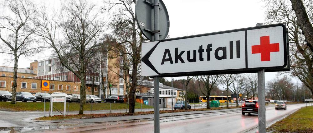 Notaufnahme im Krankenhaus in Enköping