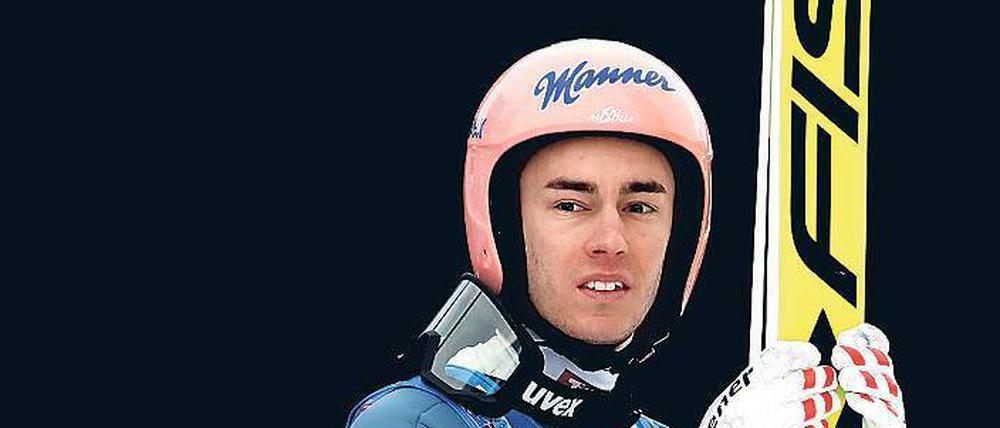 Sprang schon mal besser. Der Österreicher Stefan Kraft.