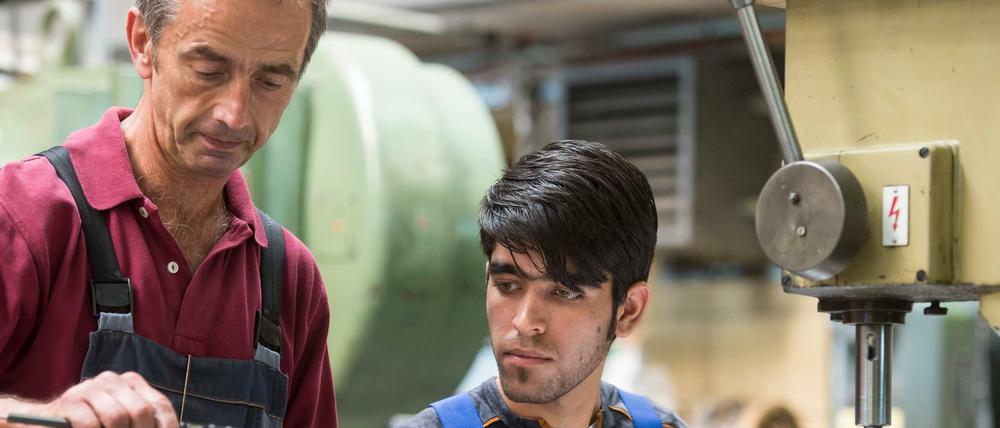 Die Integration der Geflüchteten kommt voran.