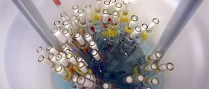 Benutzte Pipetten im Max-Planck-Institut für Infektionsbiologie (Symbolbild)