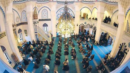 Blick in die Berliner Sehitlik-Moschee