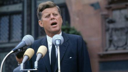 Noch hat John F. Kennedy ein paar Koffer in Berlin.