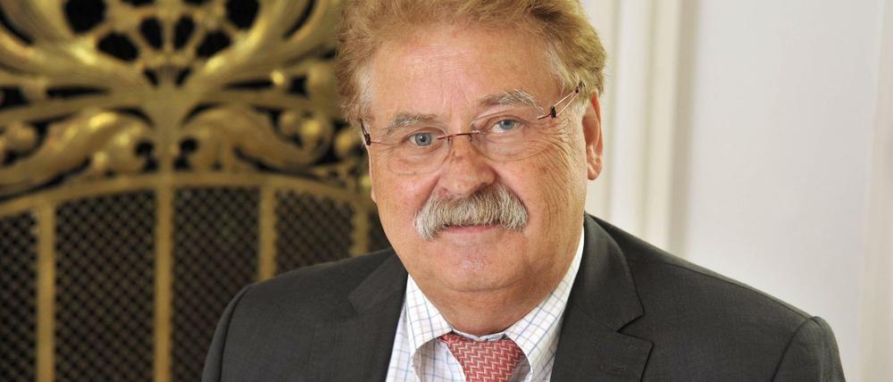 Der Brexit-Beauftragte der konservativen EVP-Fraktion im Europaparlament, Elmar Brok.