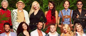 Die Kandidaten des 13. Dschungelcamps: (Reihe oben v.l.n.r.): Peter Orloff, Tommi Piper, Sibylle Rauch, Gisele Oppermann, Doreen Dietel, Chris Töpperwien. (Untere Reihe): Domenico de Cicco, Leila Lowfire, Bastian Yotta, Felix van Deventer, Evelyn Burdecki, Sandra Kiriasis. "Ich bin ein Star - Holt mich hier raus!" startet am 11. Januar auf RTL. . 