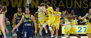 Nach der Niederlage in Braunschweig bleibt Alba Tabellendritter.